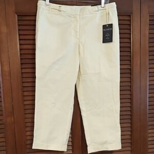 NWT Zac & Rachel Light Yellow Trousers